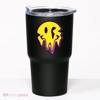 Melting Happy Face Smiley Trippy Acid Tumbler thumb 0