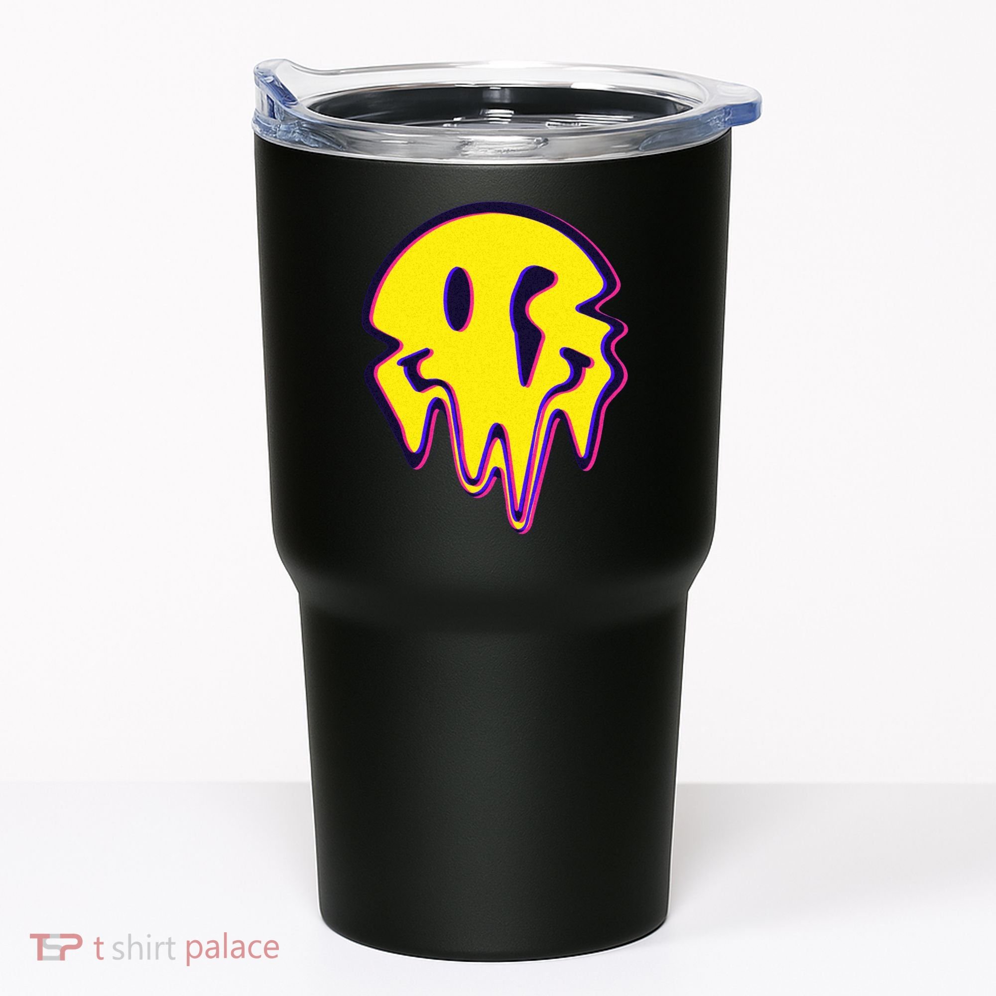 Melting Happy Face Smiley Trippy Acid Tumbler