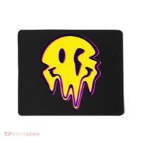 Melting Happy Face Smiley Trippy Acid Mousepad thumb 0