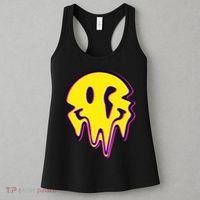 Melting Happy Face Smiley Trippy Acid Women's Tank Top thumb 3