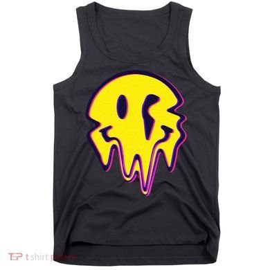 Melting Happy Face Smiley Trippy Acid Tank Top
