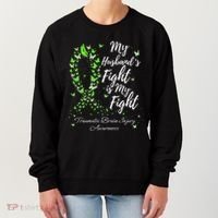 My Husband’s Fight My Fight Traumatic Brain Injury Awareness Gift Women's Sweatshirt thumb 0