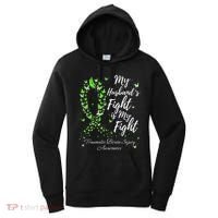 My Husband’s Fight My Fight Traumatic Brain Injury Awareness Gift Women's Hoodie thumb 0