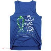 My Husband’s Fight My Fight Traumatic Brain Injury Awareness Gift Tank Top thumb 0
