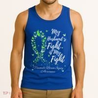 My Husband’s Fight My Fight Traumatic Brain Injury Awareness Gift Tank Top thumb 3