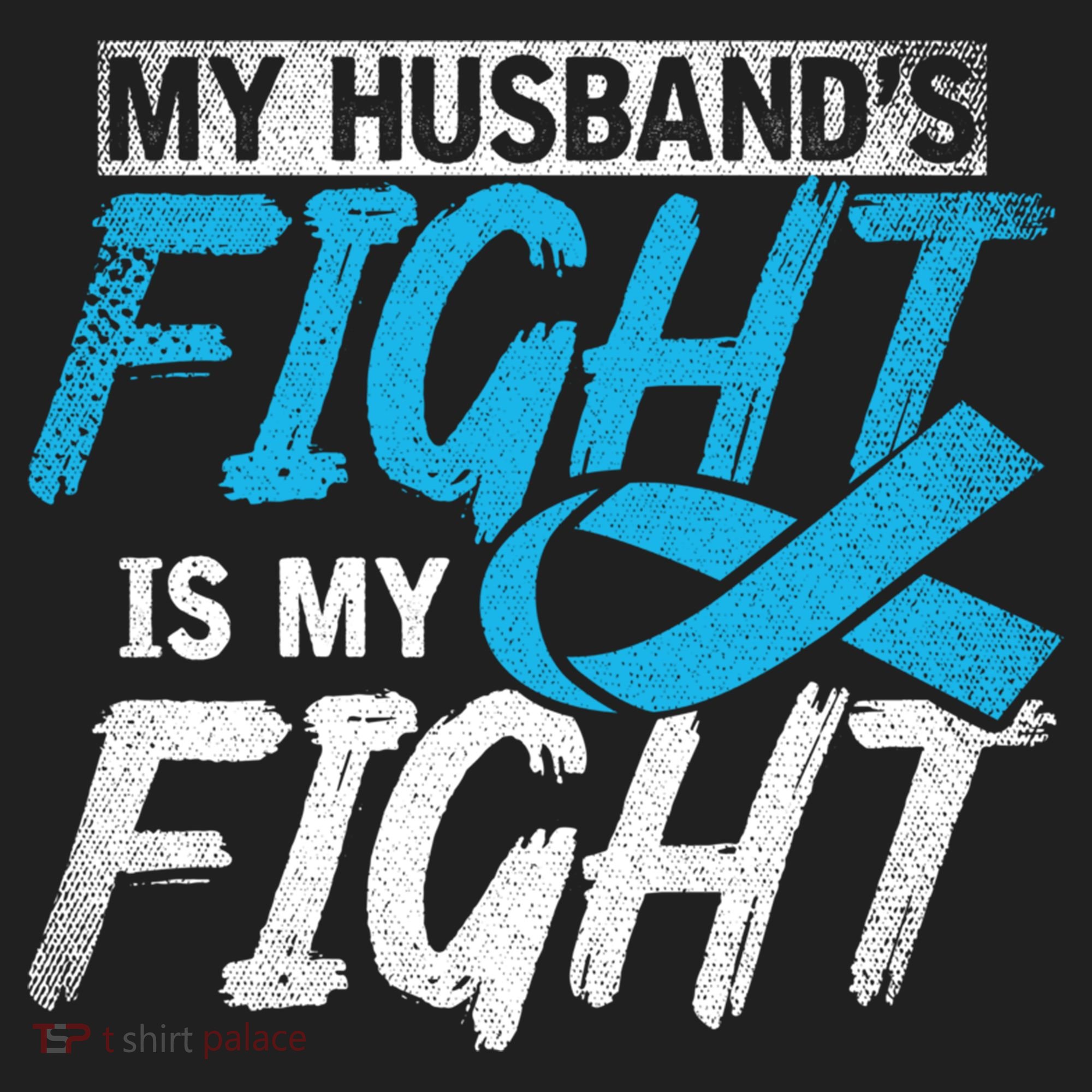 My Husbands Fight Is My Fight Prostate Cancer Awareness Gift Five-Panel Snapback Cap