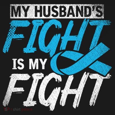 My Husbands Fight Is My Fight Prostate Cancer Awareness Gift Baby Long Sleeve Bodysuit