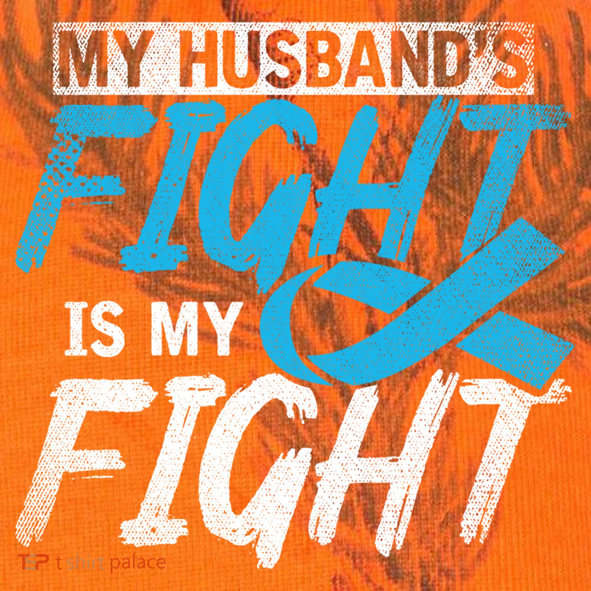 My Husbands Fight Is My Fight Prostate Cancer Awareness Gift Kati Licensed 12" Camo Cuffed Beanie