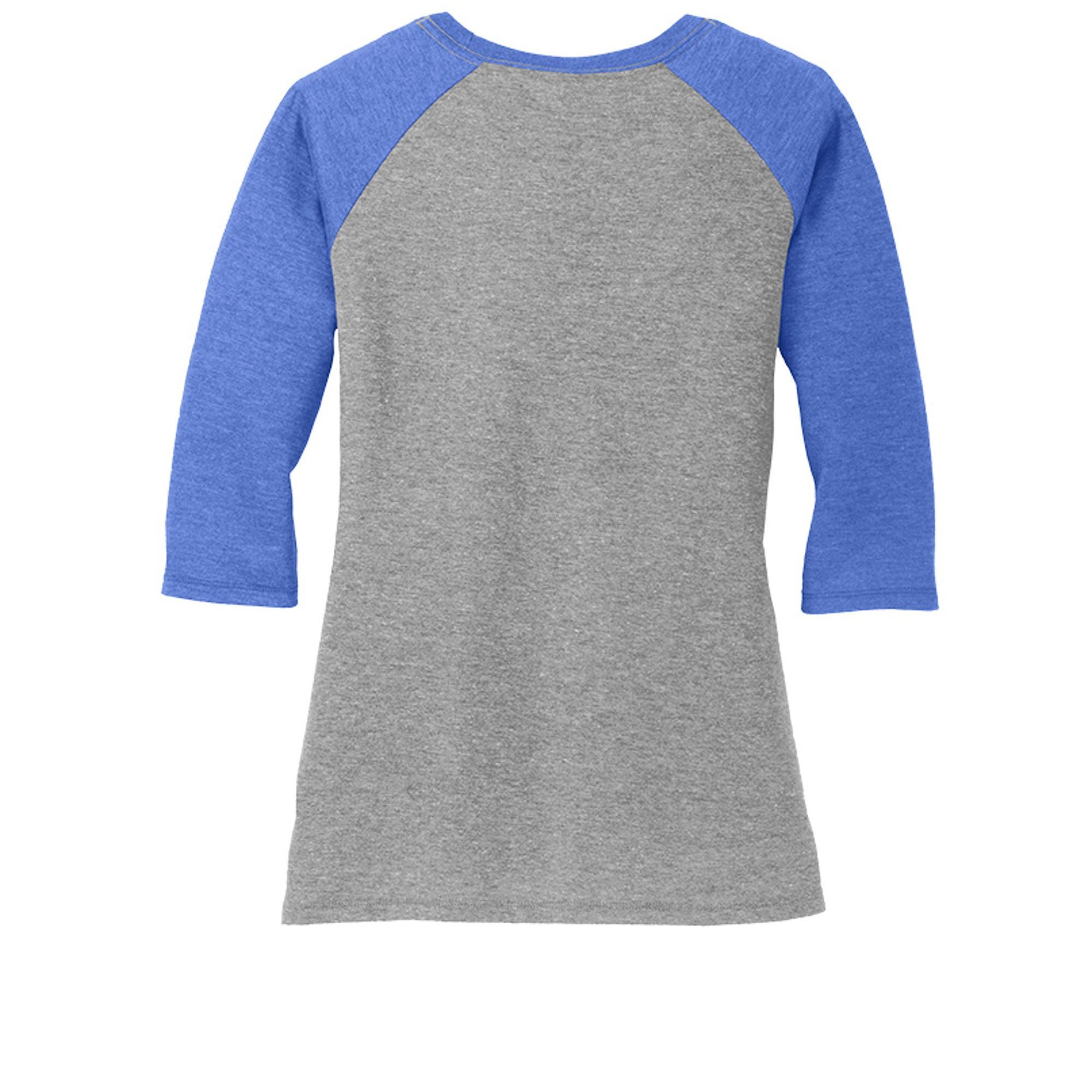 My Husbands Fight Is My Fight Prostate Cancer Awareness Gift Women's Tri-Blend 3/4-Sleeve Raglan Shirt