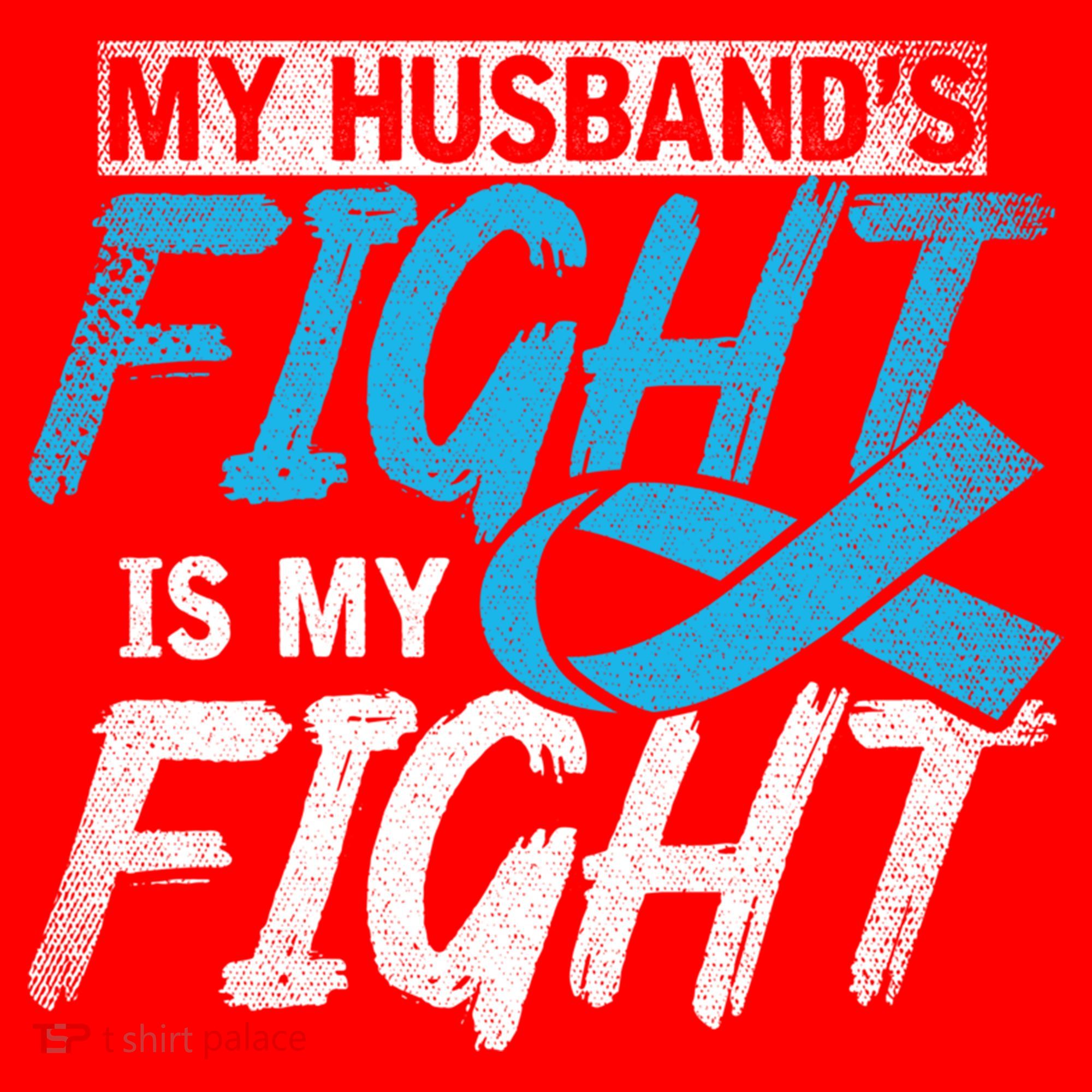 My Husbands Fight Is My Fight Prostate Cancer Awareness Gift Santa Hat