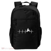 Motocross Heartbeat For Bikers Backpack thumb 0