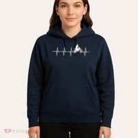 Motocross Heartbeat For Bikers Hoodie thumb 5