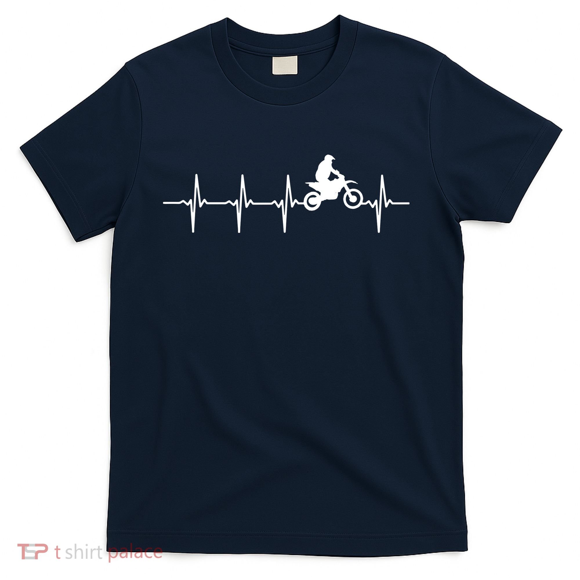 Motocross Heartbeat For Bikers T-Shirt