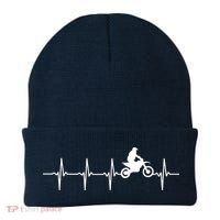 Motocross Heartbeat For Bikers Beanie thumb 0