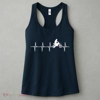 Motocross Heartbeat For Bikers Women's Tank Top thumb 3