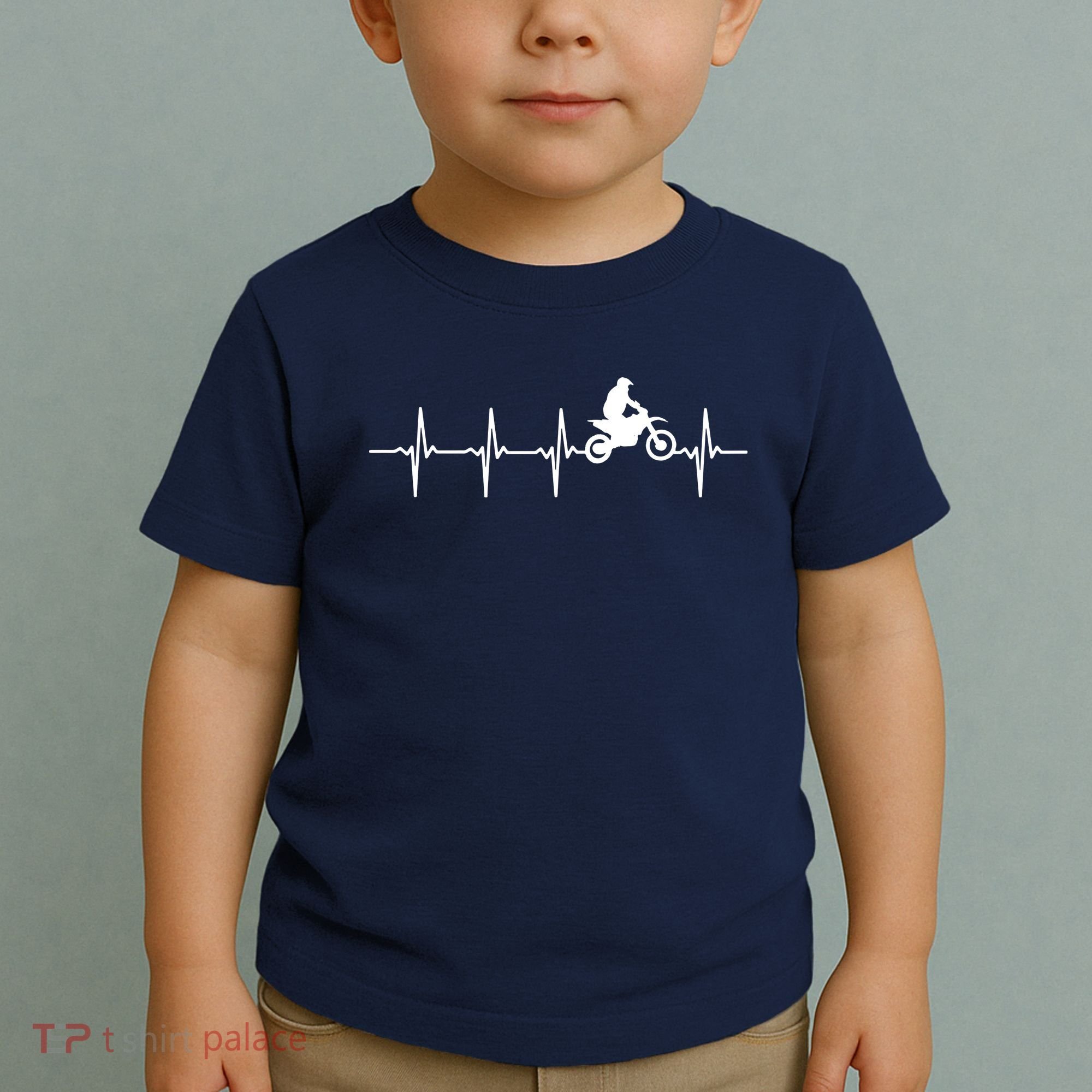 Motocross Heartbeat For Bikers Toddler T-Shirt