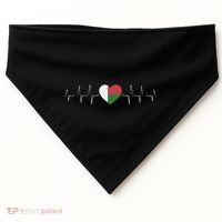 Madagascar Heartbeat Flag USA-Made Doggie Bandana thumb 0