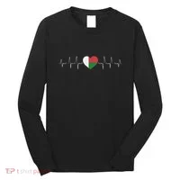 Madagascar Heartbeat Flag Long Sleeve Shirt thumb 0