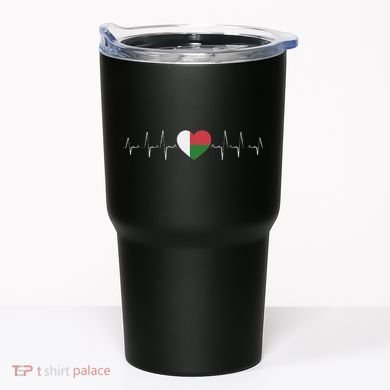 Madagascar Heartbeat Flag Tumbler
