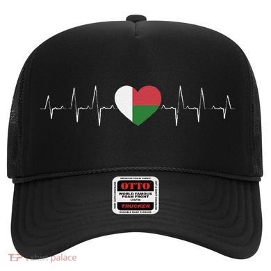 Madagascar Heartbeat Flag Hat
