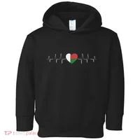 Madagascar Heartbeat Flag Toddler Hoodie thumb 0