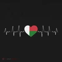 Madagascar Heartbeat Flag Toddler Hoodie thumb 2