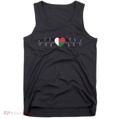 Madagascar Heartbeat Flag Tank Top