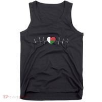Madagascar Heartbeat Flag Tank Top thumb 0