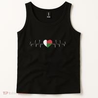 Madagascar Heartbeat Flag Tank Top thumb 2