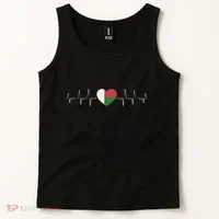 Madagascar Heartbeat Flag Tank Top thumb 2