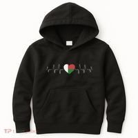 Madagascar Heartbeat Flag Kids Hoodie thumb 0