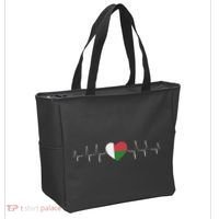 Madagascar Heartbeat Flag Tote Bag thumb 2