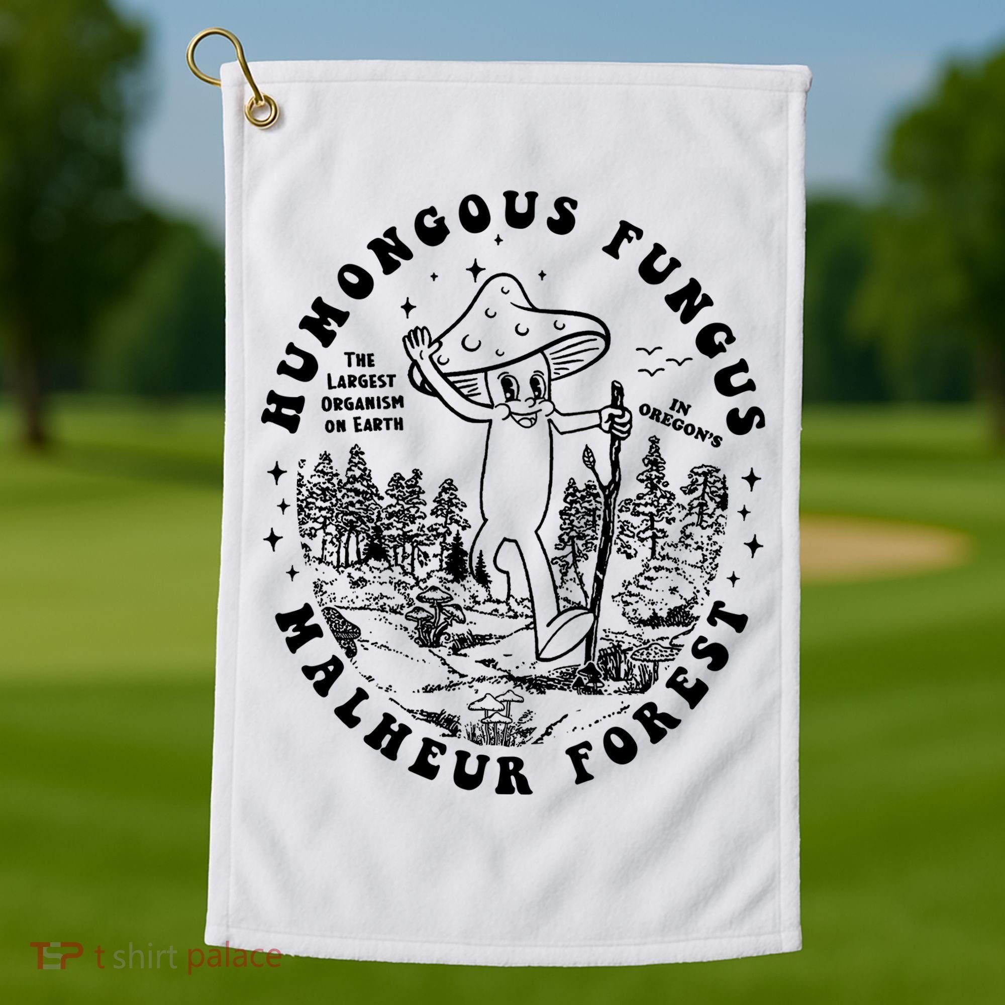 Mushroom Humongous Fungus Golf Towel