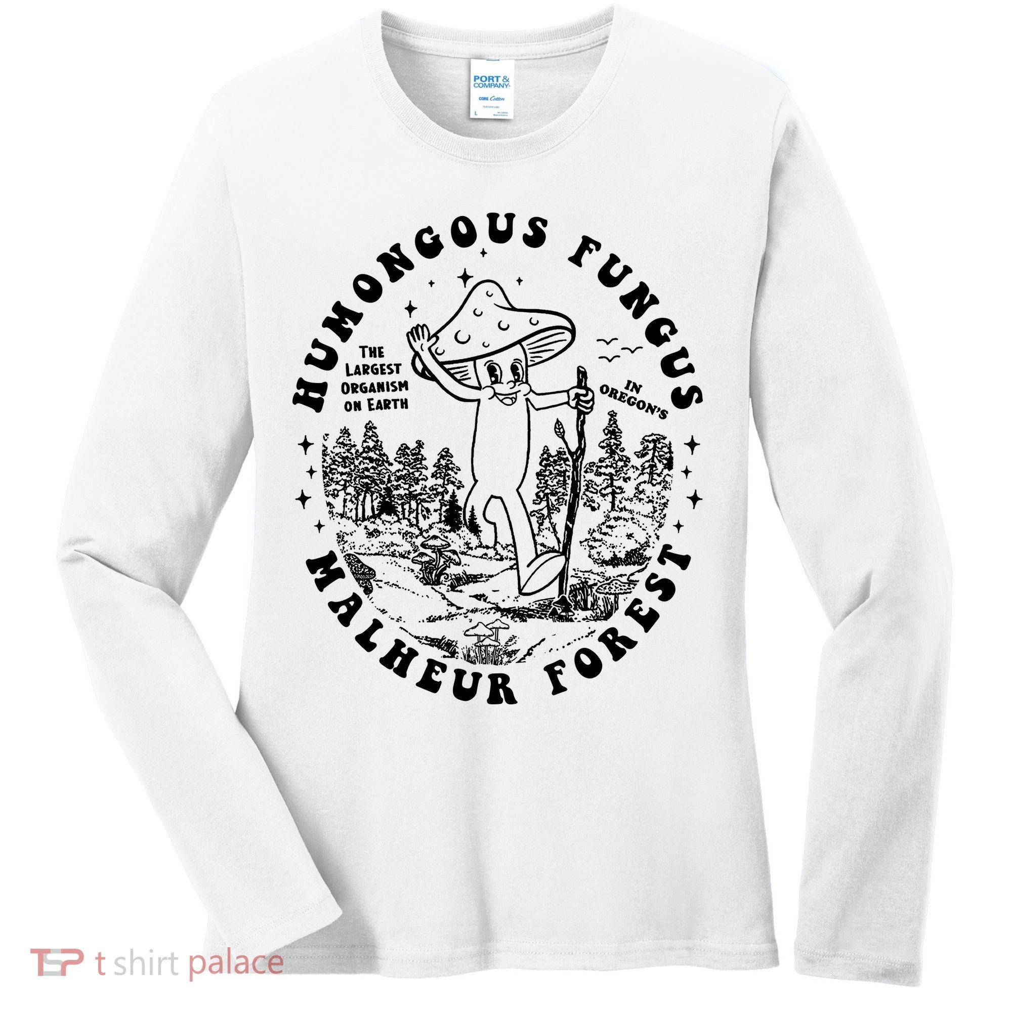 Mushroom Humongous Fungus Women's Long Sleeve Shirt