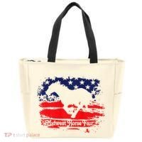 Midwest Horse Fair Redwhiteblue Flag Tote Bag thumb 0