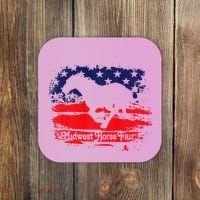 Midwest Horse Fair Redwhiteblue Flag Coaster thumb 0