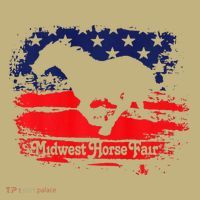 Midwest Horse Fair Redwhiteblue Flag Long Sleeve Shirt thumb 2