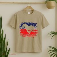 Midwest Horse Fair Redwhiteblue Flag T-Shirt thumb 2