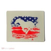 Midwest Horse Fair Redwhiteblue Flag Mousepad thumb 0