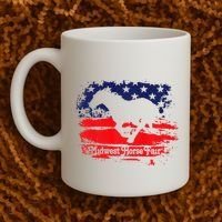 Midwest Horse Fair Redwhiteblue Flag Coffee Mug thumb 2