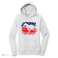 Midwest Horse Fair Redwhiteblue Flag Women's Hoodie thumb 0