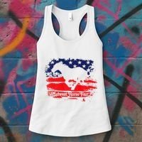Midwest Horse Fair Redwhiteblue Flag Women's Tank Top thumb 3