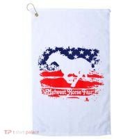 Midwest Horse Fair Redwhiteblue Flag Golf Towel thumb 0