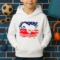Midwest Horse Fair Redwhiteblue Flag Kids Hoodie thumb 2