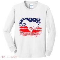 Midwest Horse Fair Redwhiteblue Flag Kids Long Sleeve Shirt thumb 0
