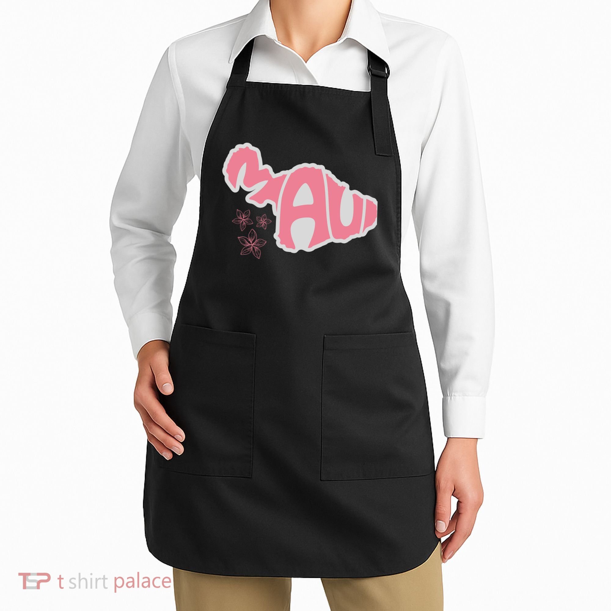 Maui Hawaii Floral Apron