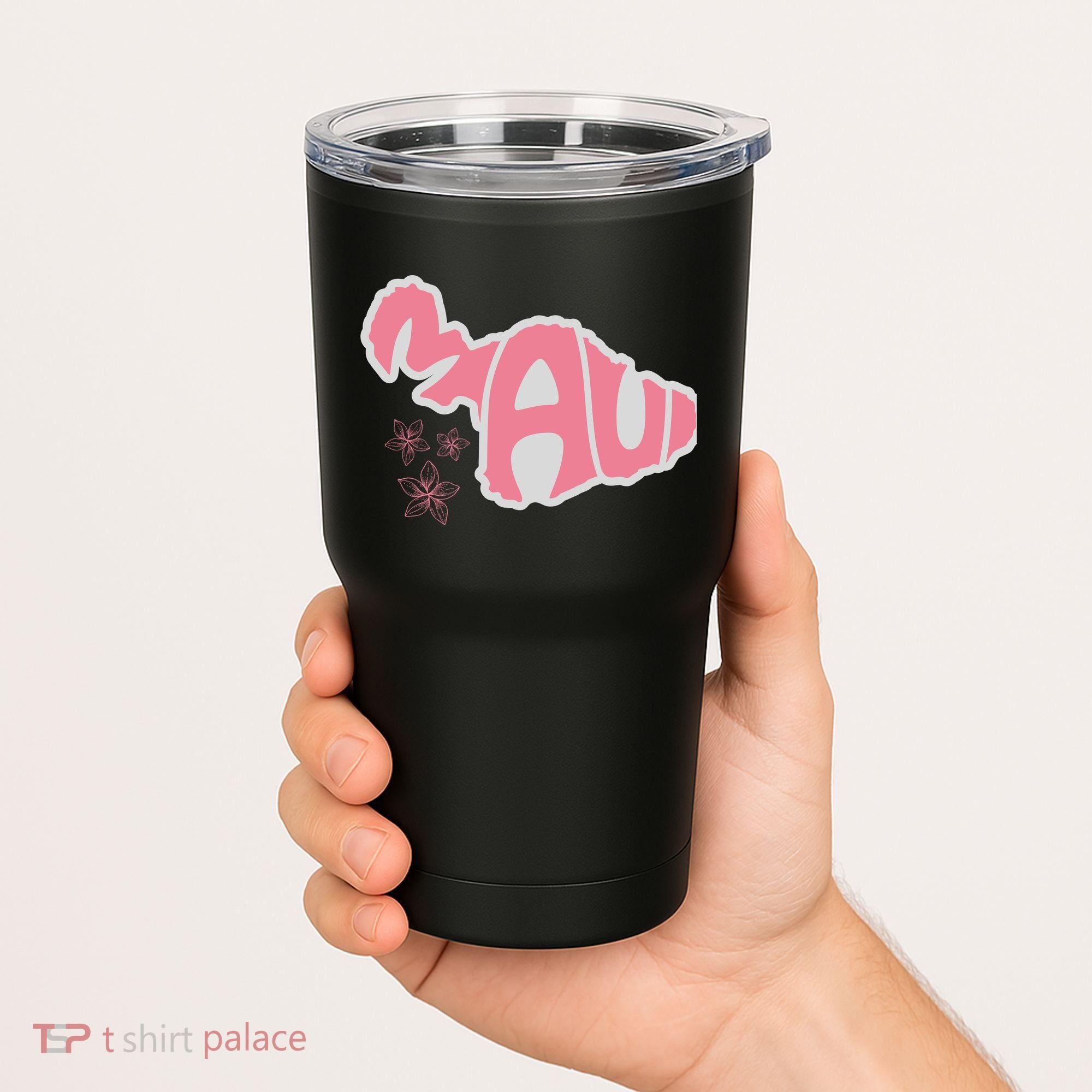 Maui Hawaii Floral Tumbler