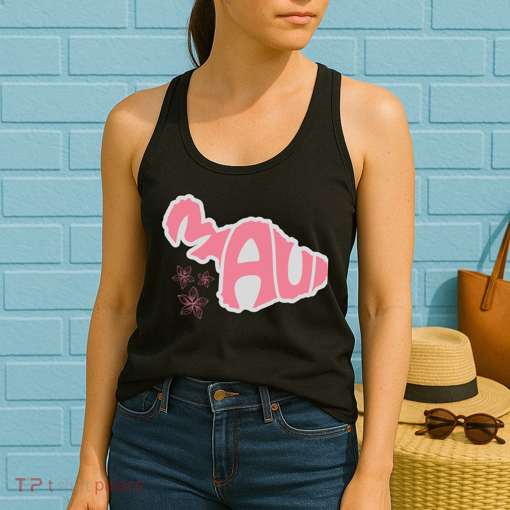 Maui Hawaii Floral Women's Tank Top