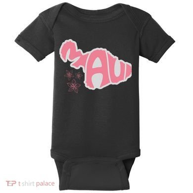 Maui Hawaii Floral Baby Bodysuit