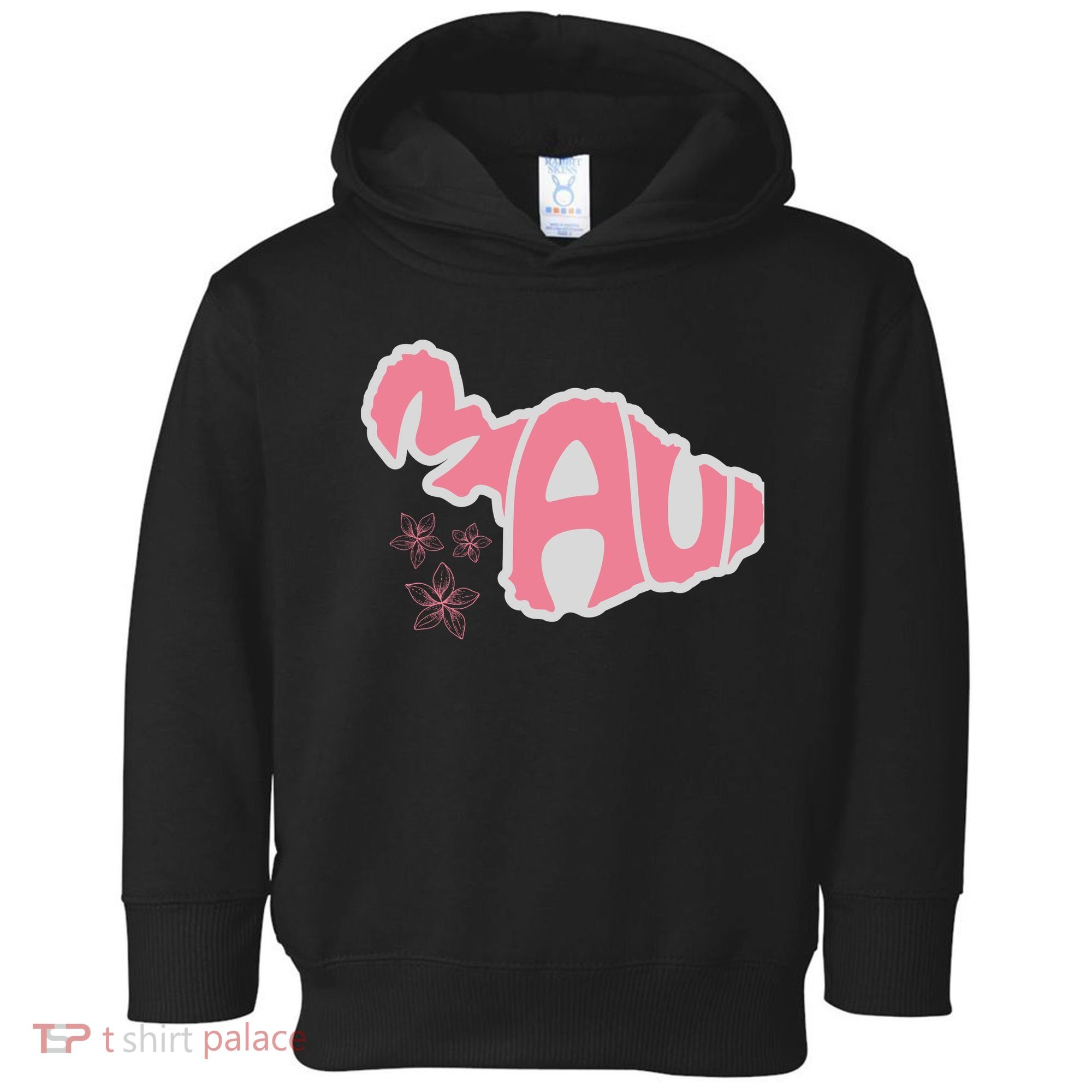 Maui Hawaii Floral Toddler Hoodie
